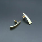 Boucles d'oreilles triangle vermeil 925/1000 EVA