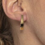 Boucles d'oreilles triangle vermeil 925/1000 EVA