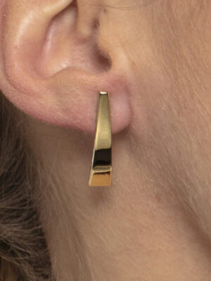 Boucles d'oreilles triangle vermeil 925/1000 EVA