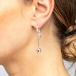 Boucles d'oreilles boules argent 925/1000 CARLA