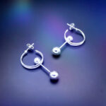 Boucles d'oreilles boules argent 925/1000 CARLA